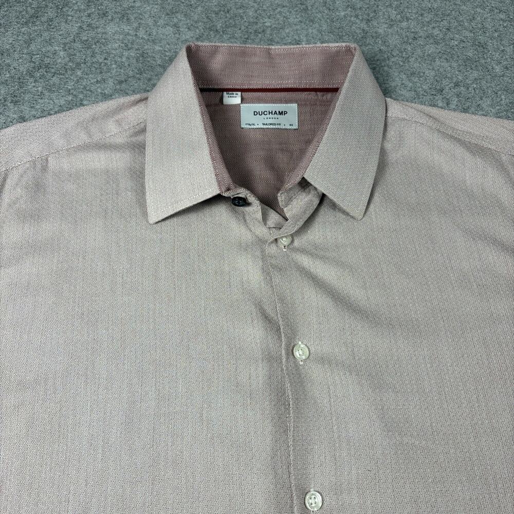 duchamp london mens shirt Tailored Fit 171/2 Size 44 /xl